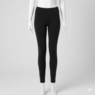 Ladies Black Ankle-Length Leggings – Premium Quality – Gangavathiexports
