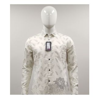 Feather print cotton casual shirt full sleeve India