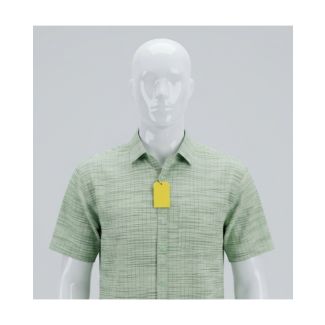 Mens light green textured cotton half sleeve casual shirt for men in India