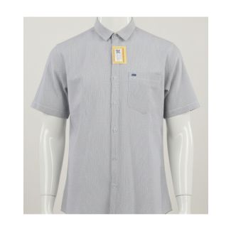 Mens light grey cotton half sleeve casual shirt for men online India