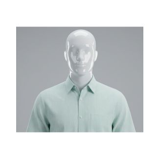 Mens mint green cotton full sleeve casual formal shirt for men in India