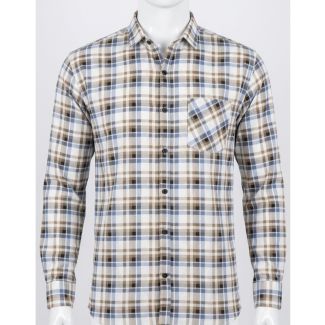 Mens multicolor checkered slim fit cotton casual shirt for men India