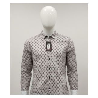Men's Patterned Casual Shirt Full Sleeve Cotton India