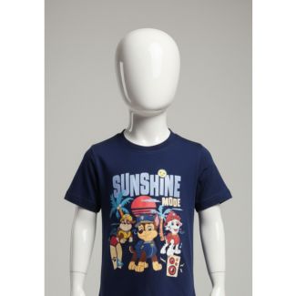 Navy blue kids Paw Patrol cotton t-shirt Sunshine Mode India