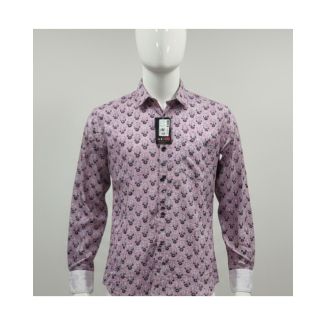 Pink floral cotton shirt full sleeve India