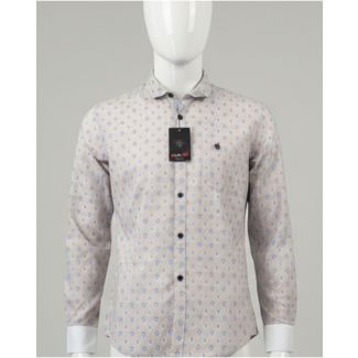 Sanganeri print cotton shirt slim fit full sleeve