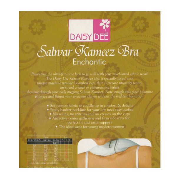 Daisy Dee Enchantic white seamless bra for ethnic wear
