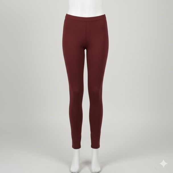 Ladies Dark Merron Ankle-Length Leggings – Premium Quality – Gangavathiexports