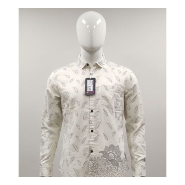 Feather print cotton casual shirt full sleeve India