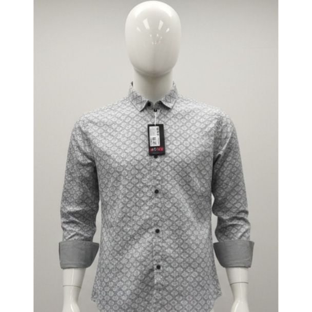 Men's geometric print cotton shirt, full sleeve India