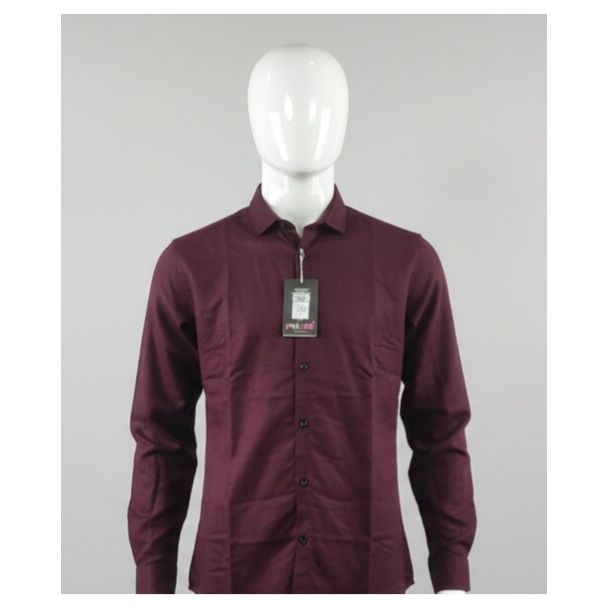 Maroon full sleeve cotton formal shirt India