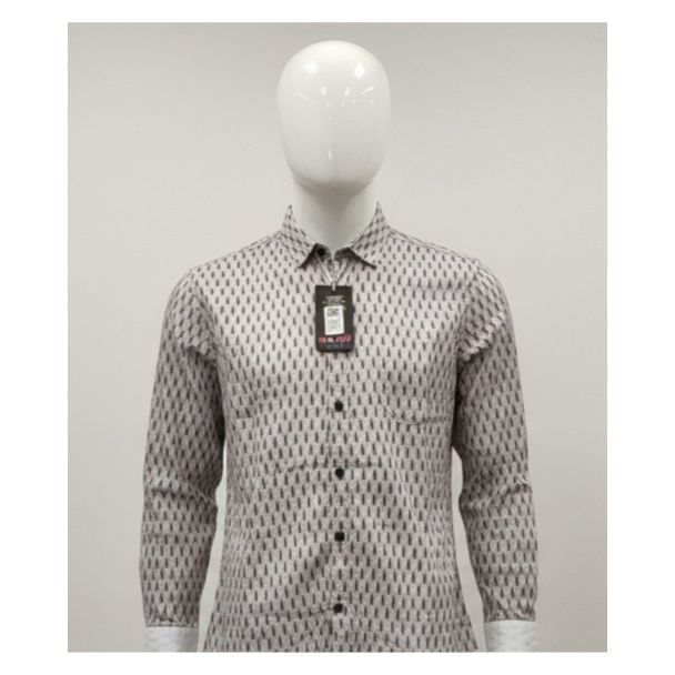 Men's Patterned Casual Shirt Full Sleeve Cotton India